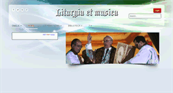 Desktop Screenshot of liturgiaetmusica.com