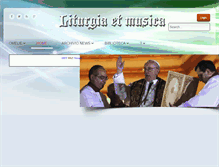 Tablet Screenshot of liturgiaetmusica.com